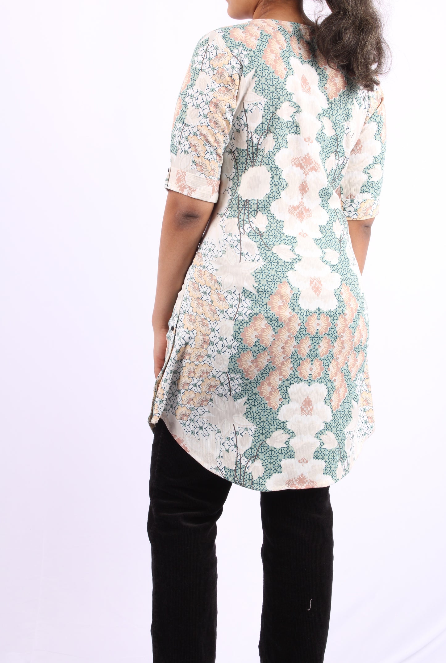 701 C - Kurti/Tunic - Floral print