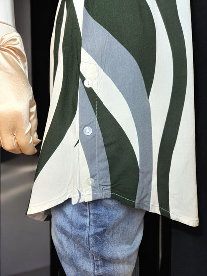 81-Kurti - Wavy pattern.
